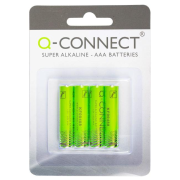 Batéria Q-CONNECT AAA mikrotužkové 4ks