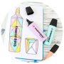 Sada zvýrazňovačov STABILO BOSS pastel 6S