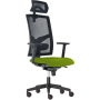 Kancelárska stolička GAME Šéf SYN zelená (Bombay 38) + PDH + podrúčky P44