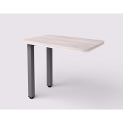 Stôl doplnkový Lenza Wels, zúženie vpravo, 55x76,2x90cm, agát svetlý
